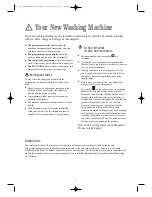 Preview for 4 page of BENDIX BIW 125 W Operating And Installation Instructions