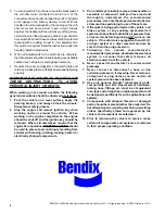 Preview for 8 page of BENDIX E-10PR RETARDER CTRL BRAKEVALVE Manual