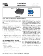 Preview for 1 page of BENDIX EC-30 ECU Installation Instructions