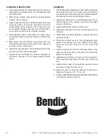 Preview for 8 page of BENDIX R-12P PILOT RELAY VALVE Manual