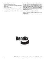 Preview for 8 page of BENDIX SR-4 SPRING BRAKE CONTROL VLV Manual