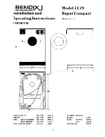 Предварительный просмотр 4 страницы BENDIX Super Compact 7179 Installation And Operating Instructions Manual