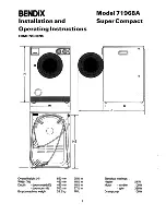 Предварительный просмотр 4 страницы BENDIX Super Compact 71968A Operating And Installation Instructions