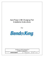 BENDIXKing AeroPower Installation Instructions Manual предпросмотр