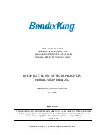 BENDIXKing KI 300 Installation Manual preview