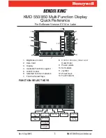 BENDIXKing KMD 550 Quick Reference предпросмотр