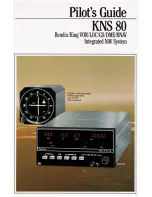 BENDIXKing KNS 80 Pilot'S Manual preview