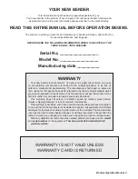 Предварительный просмотр 3 страницы BendPak 1302-BA Operation And Service Manual