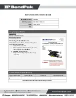 Preview for 11 page of BendPak 5175031 Service Manual