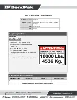 Предварительный просмотр 36 страницы BendPak 5175156 Service Manual