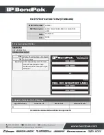 Preview for 39 page of BendPak 5175156 Service Manual