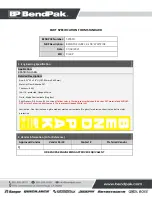 Preview for 39 page of BendPak 5175192 Service Manual