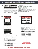 Предварительный просмотр 41 страницы BendPak 5175194 Service Manual