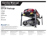 Preview for 1 page of BendPak 5175254 Service Manual