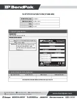 Предварительный просмотр 33 страницы BendPak 5175395 Service Manual