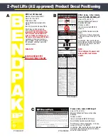 Предварительный просмотр 42 страницы BendPak 5175395 Service Manual