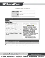 Предварительный просмотр 39 страницы BendPak 5175411 Service Manual