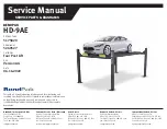 Preview for 1 page of BendPak 5175820 Service Manual