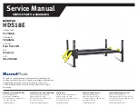 Preview for 1 page of BendPak 5175968 Service Manual