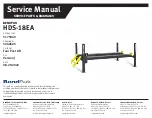 Preview for 1 page of BendPak 5175969 Service Manual