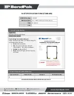 Предварительный просмотр 30 страницы BendPak 5175995 Service Manual