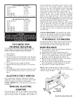 Предварительный просмотр 45 страницы BendPak BB 1302-BA Operation And Service Manual