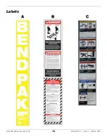 Предварительный просмотр 72 страницы BendPak HD-7500 Series Installation And Operation Manual