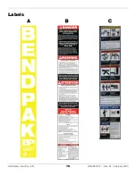 Предварительный просмотр 76 страницы BendPak HD-9 Installation And Operation Manual