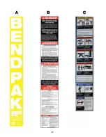 Preview for 42 page of BendPak HD-9AE Installation And Operation Manual