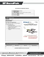 Preview for 12 page of BendPak LR-60 Service Manual