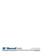 Preview for 92 page of BendPak MDS-6EXT Installation And Operation Manual