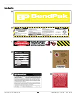 Preview for 52 page of BendPak P-9000LT Installation And Operation Manual