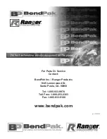 Preview for 64 page of BendPak PL-14000 Installation And Operation Manual