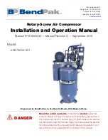 BendPak RS7580V-601 Installation And Operation Manual preview