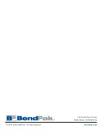 Preview for 68 page of BendPak SP-7XE Installation And Operation Manual