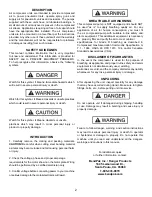 Preview for 2 page of BendPak TS-580V-601 Installation And Operation Manual