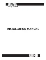 BENE 401 Installation Manual предпросмотр