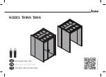 BENE NOOXS THINK TANK Assembly Instructions Manual предпросмотр