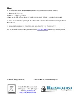 Preview for 5 page of Benedini Oilsmoke II Building Instruction