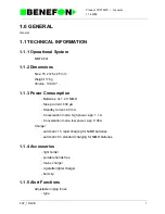 Preview for 4 page of Benefon dragon TDP70WC Service Manual