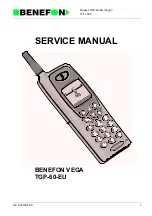 Benefon TGP-65-EU iO Service Manual preview