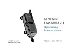 Benefon TRACKBOX 2.1 Operating Instructions Manual preview