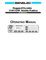 Preview for 1 page of Benelec BL-2500U (D) Operating Manual