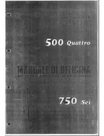 Preview for 1 page of Benelli 500 Quattro Workshop Manual