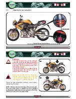 Preview for 26 page of Benelli Cafe 1130 Racer Use And Maintenance