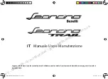 Preview for 2 page of Benelli Leoncino Owner'S Manual