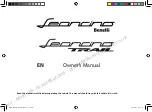 Preview for 94 page of Benelli Leoncino Owner'S Manual