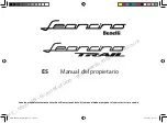 Preview for 372 page of Benelli Leoncino Owner'S Manual