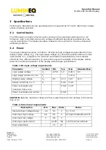 Preview for 5 page of beneq Lumineq EL320.240.36-HB Series Operation Manual