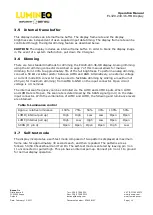 Preview for 10 page of beneq Lumineq EL320.240.36-HB Series Operation Manual